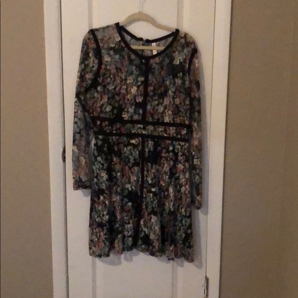 Colorful Lace Xhilaration Dress